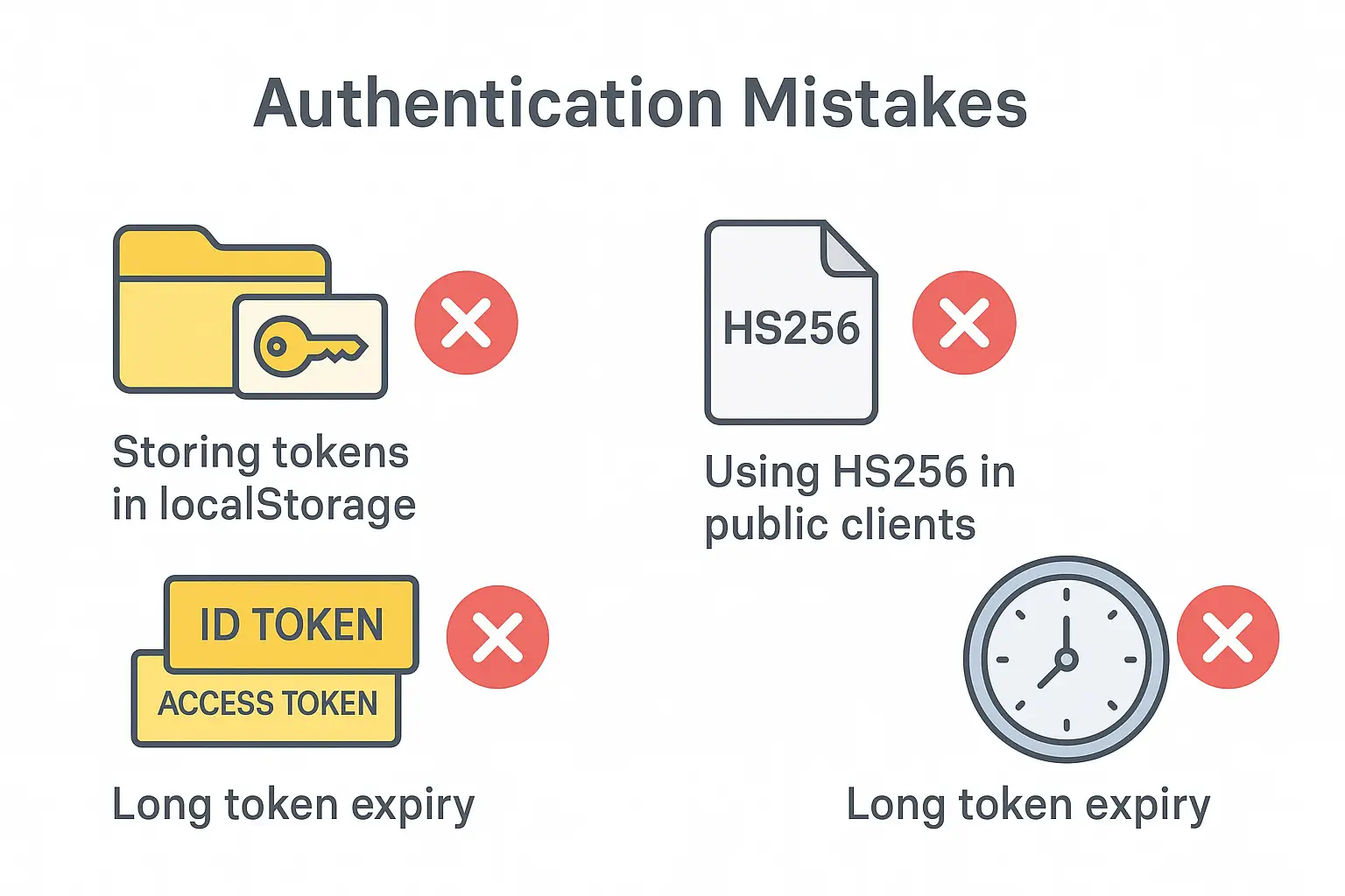 Authentication Mistakes Visual